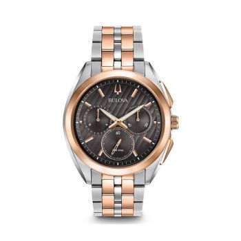 Đồng Hồ Nam Bulova 98A160 - Thiết Kế Oval Độc Đáo, Chronograph Thể Thao Đậm Chất Mỹ