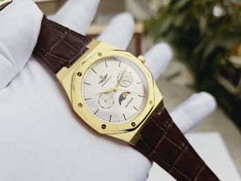 Đồng hồ SRWATCH Moonphase - Thiết kế bát giác độc đáo