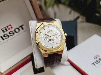 Đồng hồ SRWATCH Moonphase - Thiết kế bát giác độc đáo