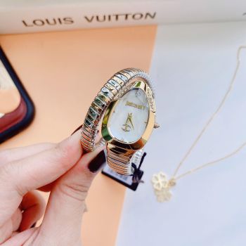 Đồng hồ JUST CAVALLI mẫu new 2023 Rắn mặt trắng