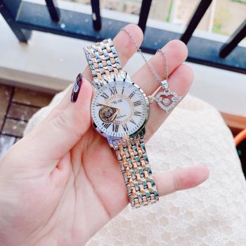 Đồng hồ Anne klein automatic lộ máy cực sexy