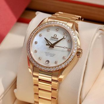 Đồng hồ Omega Aqua Terra 150m Master Chronometer Red Gold 231.55.39.21.55.001