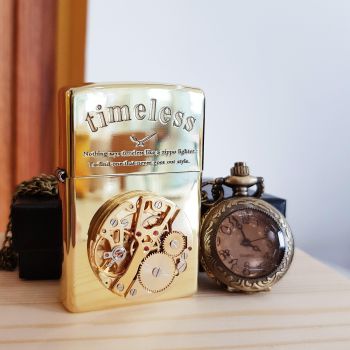 Đồng Hồ Zippo - Thời gian bất diệt - Bật lửa Zippo 252BL011 Time Less