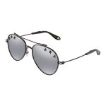 Kính Mát Givenchy Silver Mirror Aviator Unisex Sunglasses GV 7057STARS 0807/DC Màu Bạc