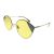 Kính Mát Nữ Fendi Cut Eye Yellow Cat Eye Ladies Sunglasses FF 0341/S B1ZHO Màu Vàng