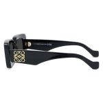 Kính Mát Loewe Anagram Rectangular-Frame Acetate Sunglasses In Black Màu Đen