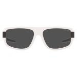 Kính Mát Nam Prada Men Linea Rossa 66mm White Rubber Sunglasses PS03WSF-TWK06F-66 Màu Xám Trắng