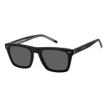 Kính Mát Nam Tommy Hilfiger Grey Square Men's Sunglasses TH 1890/S 0807/IR 52 Màu Đen