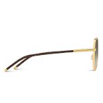 Kính Mát Louis Vuitton LV MNG Blaze Pilot Sunglasses Z1797U Màu Xanh Gọng Vàng Gold
