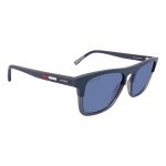 Kính Mát Nam Lacoste Blue Square Men's Sunglasses L610SND 424 55 Màu Xanh Blue