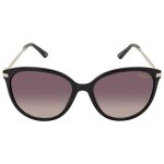 Kính Mát Nữ Skechers Gradient Smoke Cat Eye Ladies Sunglasses SE6032 01B 57 Màu Đen Vàng