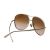 Kính Mát Chloé Gold & Brown Sunglasses CE127S 743 Màu Nâu