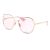 Kính Mát Nữ Gucci Pink Sunglasses With Logo GG0818SA 003 Màu Hồng