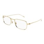 Kính Mắt Cận Montblanc MB0212O 001 Eyeglasses Màu Vàng
