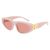 Kính Mát Balenciaga BB0095S 003 Sunglasses Màu Hồng