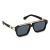 Kính Mát Louis Vuitton LV 1.1 Mascot Pilot Square Sunglasses Z1801E Màu Đen