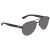 Kính Mát Lacoste Grey Round Unisex Sunglasses L185S 001 60 Màu Xám Đen