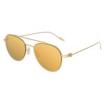 Kính Mát Montblanc Aviator Frame Metal Sunglasses 123988 Màu Vàng