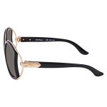 Kính Mát Salvatore Ferragamo Grey Gradient Round Sunglasses SF719S 001 52 Màu Xám Vàng