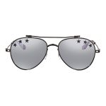 Kính Mát Givenchy Silver Mirror Aviator Unisex Sunglasses GV 7057STARS 0807/DC 58 Màu Bạc