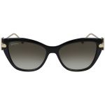 Kính Mát Salvatore Ferragamo Black Cat Eye Ladies Sunglasses SF928S 001 55 Màu Đen