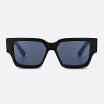 Kính Mát Dior CD SU 10B0 Black Square Sunglasses Màu Xanh Đen