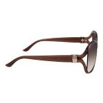 Kính Mát Salvatore Ferragamo Brown Gradient Oval Sunglasses SF770SA 213 61 Màu Nâu Gradient