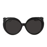 Kính Mát Balenciaga Sunglasses BB0024SA 004 Màu Đen Xám