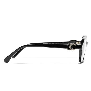 Eyeglasses Chanel CH3431B C622 52-17 Black in stock