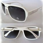 Kính Mát Guess Grey Square Unisex Sunglasses GG2105 21B 60 Màu Trắng Xám