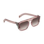 Kính Mát Fendi Pink Gradient Square Ladies Sunglasses FF 0381/S 035J 55