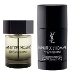 Set Nước Hoa Nam Yves Saint Laurent YSL La Nuit De L’homme EDT 60ml + Lăn Khử Mùi  YSL Deodorant 75g