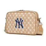 Túi Đeo Chéo MLB Monogram Jacquard New York Yankees 3ACRM012N-50BGD Màu Be Size 23