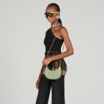 Túi Xách Tay Nữ Gucci GG Marmont Matelassé Mini Bag Màu Xanh Green