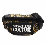 Túi Đeo Chéo Nam Versace Jeans Couture Regalia Baroque Print Belt Bag Màu Đen Vàng