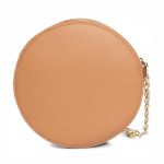 Túi Đeo Chéo Nữ Love Moschino Woven Gold Studs Shoulder Bag Synthetic Màu Nâu