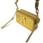 Túi Đeo Chéo Nữ Marc Jacobs Snapshot Crossbody Shoulder Bag Camera Bag Metallic Gold Màu Vàng Kim