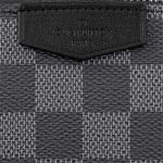 Túi Đeo Chéo Nam Louis Vuitton LV N60418 Alpha Wearable Wallet Màu Xám Đen