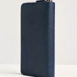 Ví Nam Pedro Oliver Embossed Leather Zip-Around Wallet  PM4-16500023 Màu Xanh Navy
