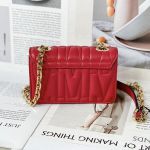 Túi Đeo Chéo Nữ Moschino Mini Quilted Bag With Shoulder Strap Màu Đỏ