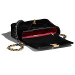 Túi Đeo Chéo Nữ Chanel CC 19 Flap Bag Màu Đen