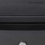 Túi Đeo Chéo Nữ Find Kapoor Marc 18 Crinkled Flip Crossbody Bag Dark Gray FBMC18CR0DG Màu Xám Đậm