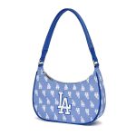 Túi Đeo Vai Nữ MLB Jacquard Hobo Monogram LA Dodgers 3ABQS012N-07CBL Màu Xanh Blue