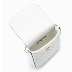 Túi Đeo Chéo Nữ Đựng Điện Thoại Lyn Sphere Mobile Pocket Crossbody Bags LL23CWF002 Màu Trắng