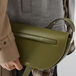 Túi Đeo Chéo Nữ Burberry Dark Fern Green Olympia Leather Shoulder Bag 8042445 Màu Xanh Olive
