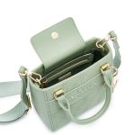 Túi Đeo Chéo Lyn Sydney Mini Top Handle Handbags LL22CBF132 Màu Xanh Green