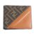 Ví Fendi Canvas And Leather Bi Fold Wallet Mens Brown Multi Phối Màu