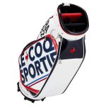 Túi Golf Lecoq Sportif QQBTJJ03 Big Logo Graphic Caddy Bag Màu Trắng