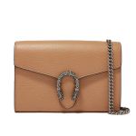 Túi Đeo Chéo Gucci Dionysus Mini Chain Bag in Leather Màu Beige