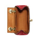 Balo Coach Convertible Mini Backpack In Signature Canvas Brown 1941 Red C5678 Màu Đỏ Nâu
